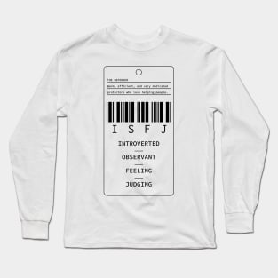 ISFJ - The Defender - Introverted Observant Feeling Judging Long Sleeve T-Shirt